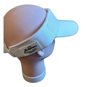 2005 Cup Winner Jack Nicklaus Visor Hat Cap Golf Club White Vel Adjustable #1604